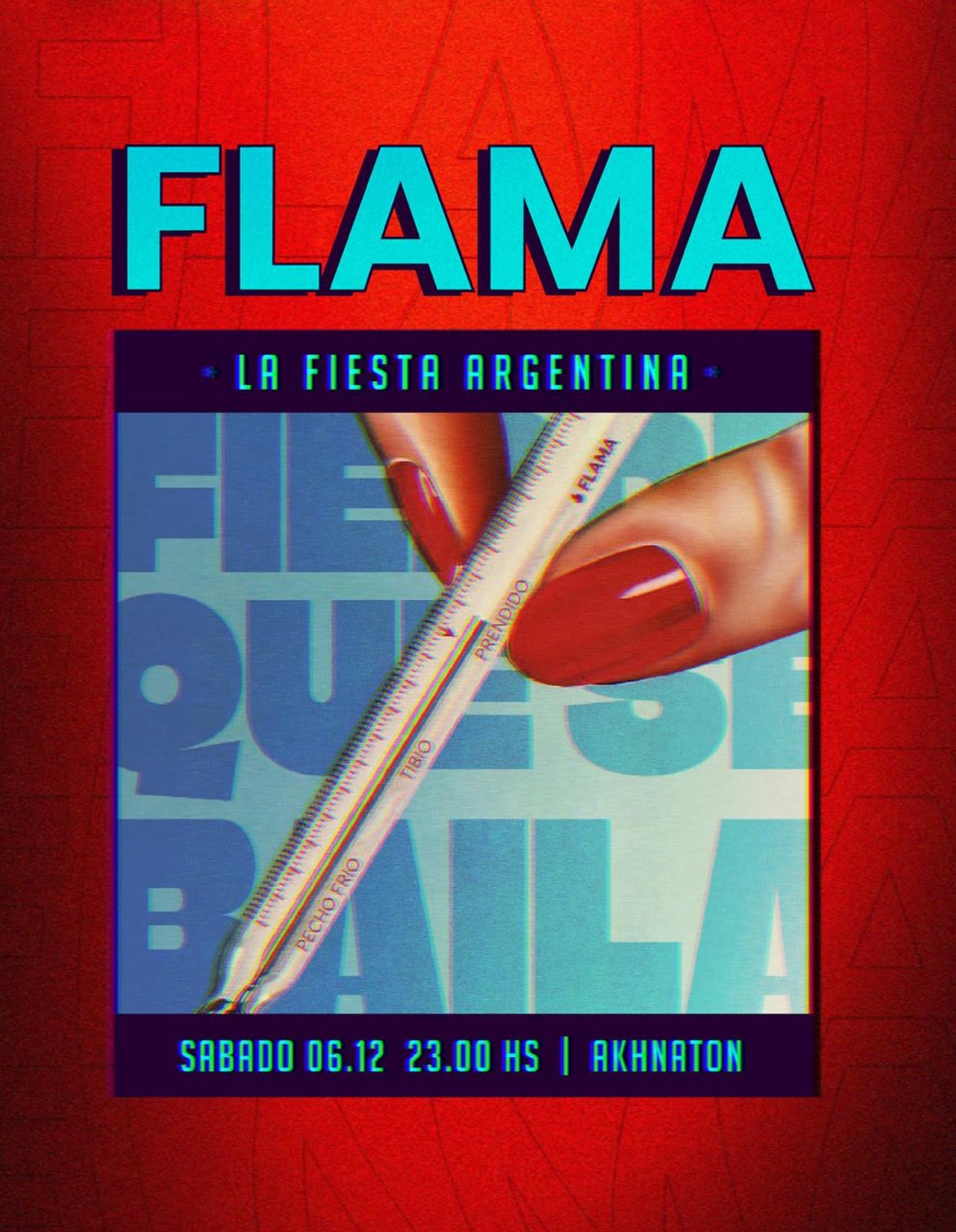 Argentinian party FLAMA in Club Akhnaton Amsterdam